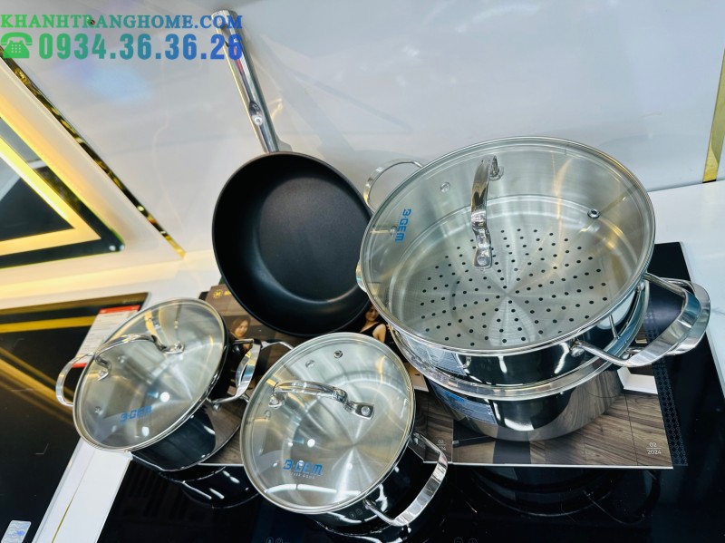 Bộ nồi inox cao cấp B-Gem BG-888New - 48