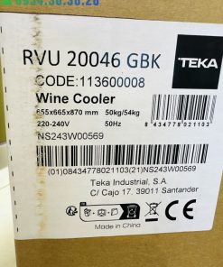 TỦ RƯỢU LẮP ÂM HOẶC ĐỨNG ĐỘC LẬP TEKA RVU 20046 113600008 - 81 TỦ RƯỢU LẮP ÂM HOẶC ĐỨNG ĐỘC LẬP TEKA RVU 20046 113600008 - 80