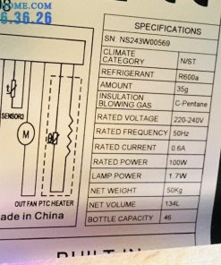 TỦ RƯỢU LẮP ÂM HOẶC ĐỨNG ĐỘC LẬP TEKA RVU 20046 113600008 - 113 TỦ RƯỢU LẮP ÂM HOẶC ĐỨNG ĐỘC LẬP TEKA RVU 20046 113600008 - 112