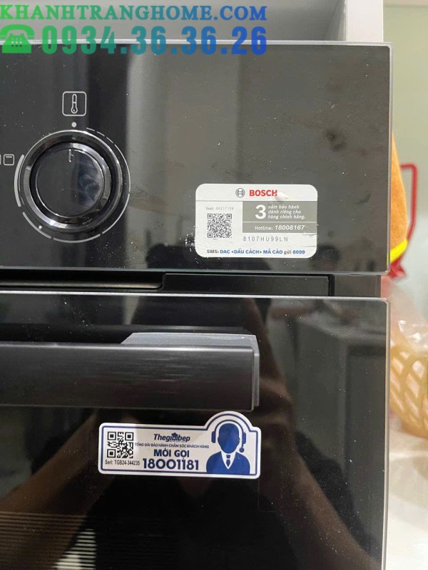 LÒ NƯỚNG ÂM TỦ BOSCH HBA5360B0K SERIE 6 71L - 54