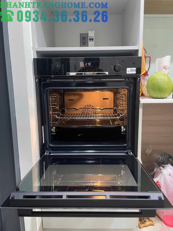 LÒ NƯỚNG ÂM TỦ BOSCH HBA5360B0K SERIE 6 71L - 56