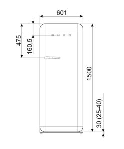 TỦ LẠNH SMEG FAB28RPB5 535 14 618
