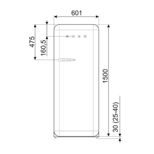 TỦ LẠNH SMEG FAB28RPB5 535 14 618