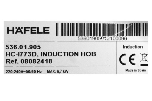 Bếp từ 3 vùng nấu lắp âm Hafele HC-I773D (536.01.905) - 13