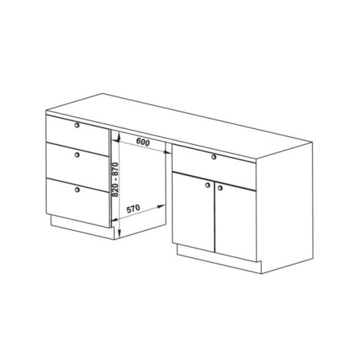 Máy rửa chén âm tủ Hafele HDW-FI60D 533.23.320 - 5