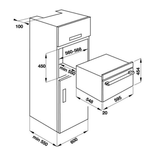 Lò vi sóng có nướng lắp âm Hafele HO-KT45B 535.02.731 44 lít - 3