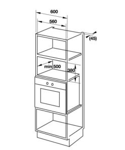 Lò vi sóng có nướng lắp âm Hafele HM-B38A (535.34.000) 25 lít - 70 Lò vi sóng có nướng lắp âm Hafele HM-B38A (535.34.000) 25 lít - 69