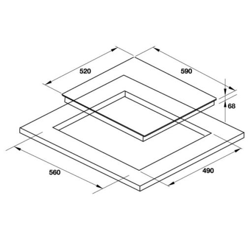 BẾP TỪ HAFELE 3 VÙNG NẤU HC-I603D 536.61.631 - 3