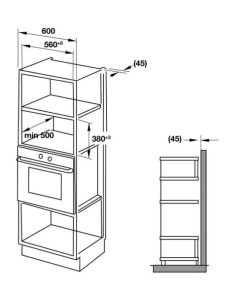 Lò Vi Sóng Kết Hợp Nướng Hafele HM-B38D 538.31.200 - 26 Lò Vi Sóng Kết Hợp Nướng Hafele HM-B38D 538.31.200 - 25