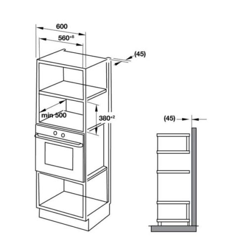 Lò Vi Sóng Kết Hợp Nướng Hafele HM-B38D 538.31.200 - 3