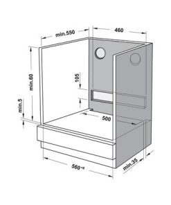 Lò nướng âm tủ 72 lít Hafele HO-8T72A 538.01.421 - 61