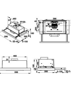 Máy hút mùi âm tủ Hafele HH-TI60D 539.81.083 - 38 Máy hút mùi âm tủ Hafele HH-TI60D 539.81.083 - 37