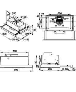 Máy hút mùi âm tủ Hafele HH-TI90D 539.81.085 - 24 Máy hút mùi âm tủ Hafele HH-TI90D 539.81.085 - 23