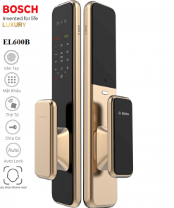 Khóa Cửa Vân Tay Nhận Diện Gương Mặt BOSCH EL600B Gold - 13