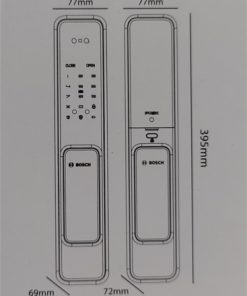 Khóa Cửa Vân Tay Nhận Diện Gương Mặt BOSCH EL600B Gold - 19