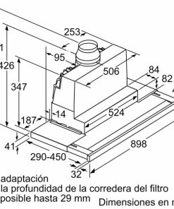 Máy hút mùi âm tủ BOSCH HMH DFS097K51 series 8 - 99