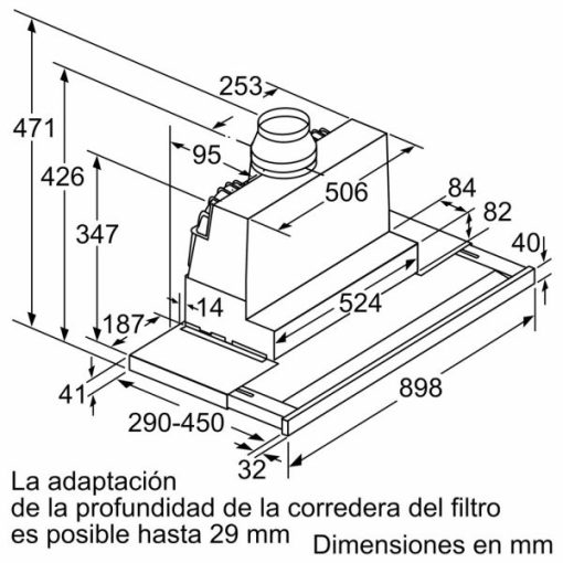 Máy hút mùi âm tủ BOSCH HMH DFS097K51 series 8 - 7