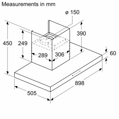 MÁY HÚT MÙI BOSCH DWBM98G50B - 7