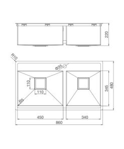 Chậu rửa chén Malloca MS 6304T - 134 Chậu rửa chén Malloca MS 6304T - 133