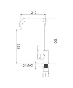 Vòi Rửa Chén Malloca K559-S - Vòi inox 304 - 10 Vòi Rửa Chén Malloca K559-S - Vòi inox 304 - 9