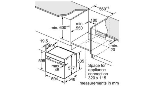 LÒ NƯỚNG ÂM TỦ BOSCH HMH HBG633BS1A|SERIE 8 - 13