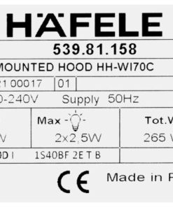 Máy hút mùi áp tường Hafele HH-WI70C 539.81.158 - 68