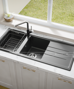 CHẬU RỬA CHÉN KONOX GRANITE SINK PHOENIX 1160 BLACK - 41