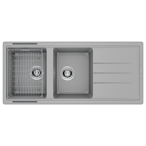 CHẬU RỬA CHÉN KONOX GRANITE SINK PHOENIX 1160 GREY - 1