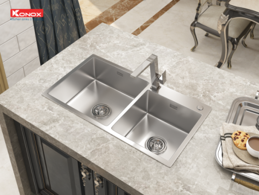 CHẬU RỬA CHÉN BÁT KONOX KN8245DO - 10