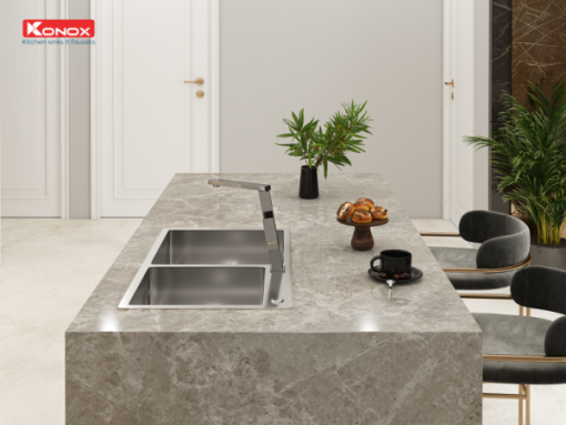 CHẬU RỬA CHÉN BÁT KONOX KN8245DO - 14
