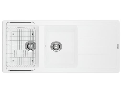 CHẬU RỬA CHÉN KONOX GRANITE SINK PHOENIX 1160 SILVER - 1