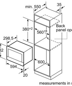 LÒ VI SÓNG ÂM TỦ BOSCH BFL634GB1B|Serie 8 - 22 LÒ VI SÓNG ÂM TỦ BOSCH BFL634GB1B|Serie 8 - 21