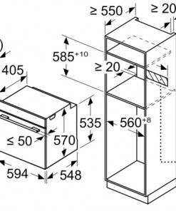 LÒ NƯỚNG ÂM TỦ BOSCH HBA534EB0K Series 4 NHẬP KHẨU TÂY BAN NHA - 13 LÒ NƯỚNG ÂM TỦ BOSCH HBA534EB0K Series 4 NHẬP KHẨU TÂY BAN NHA - 12