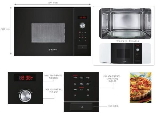 LÒ VI SÓNG BOSCH TGB.BFL523MS0B - SERIE 4 - 11
