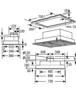 MÁY HÚT MÙI BOSCH HMH.DHL755BL|SERIE 4 - 90 MÁY HÚT MÙI BOSCH HMH.DHL755BL|SERIE 4 - 89