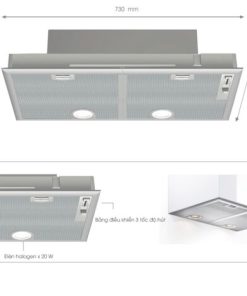 MÁY HÚT MÙI BOSCH HMH.DHL755BL|SERIE 4 - 86 MÁY HÚT MÙI BOSCH HMH.DHL755BL|SERIE 4 - 85