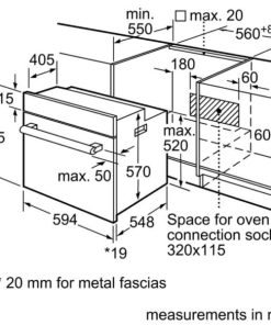 Lò nướng âm tủ BOSCH HMH HBF113BR0A|Serie 2 - 25