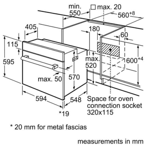 Lò nướng âm tủ BOSCH HMH HBF113BR0A|Serie 2 - 3
