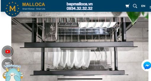 Máy sấy, tiệt trùng chén đĩa Malloca MSC-100A - 15