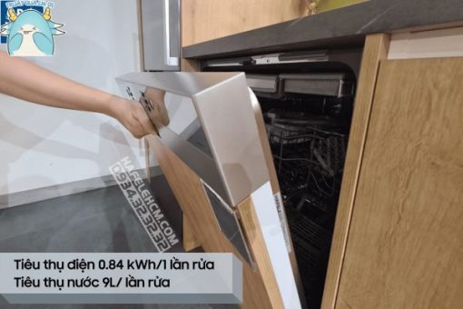 Máy Rửa Chén Âm Bán Phần Bề Mặt Thép Không Gỉ Hafele Hdw-Hi60C 533.23.120 - 19
