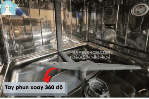 Máy Rửa Chén Âm Bán Phần Bề Mặt Thép Không Gỉ Hafele Hdw-Hi60C 533.23.120 - 15