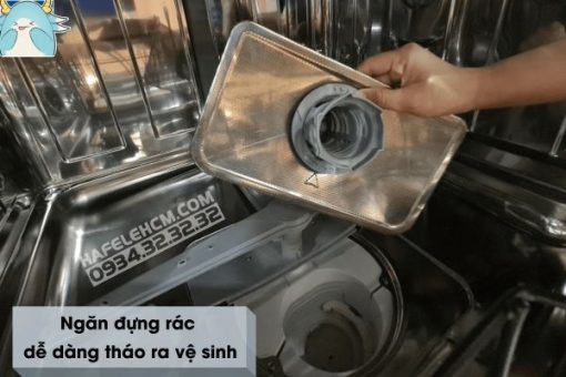 Máy Rửa Chén Âm Bán Phần Bề Mặt Thép Không Gỉ Hafele Hdw-Hi60C 533.23.120 - 5