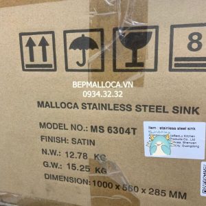 Chậu rửa chén Malloca MS 6304T - 131