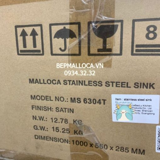 Chậu rửa chén Malloca MS 6304T - 39