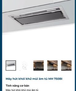 Máy hút mùi âm tủ Malloca MH 750BI - 178 Máy hút mùi âm tủ Malloca MH 750BI - 177