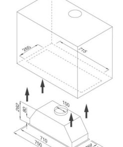 Máy hút mùi âm tủ Malloca MH 750BI - 180 Máy hút mùi âm tủ Malloca MH 750BI - 179