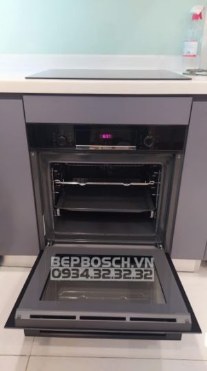LÒ NƯỚNG ÂM BOSCH TGB.HBS534BB0B - SERIE 4 - SANG TRỌNG VỚI MẶT KÍNH ĐEN - 165