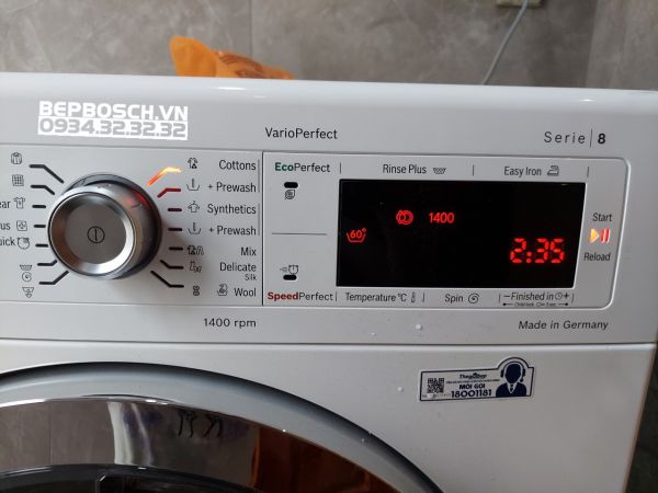 Máy giặt BOSCH HMH.WAW28480SG|Serie 8 - 9