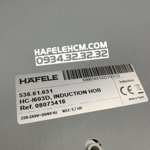 BẾP TỪ HAFELE 3 VÙNG NẤU HC-I603D 536.61.631 - 49