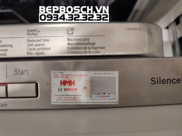Máy rửa chén âm tủ BOSCH SMV4HCX48E |Serie 4 - 117
